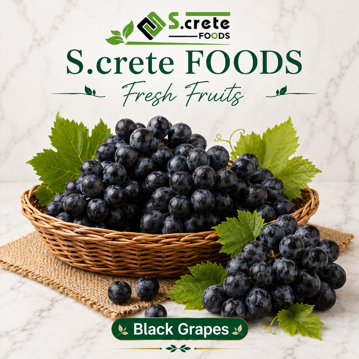 Black grapes